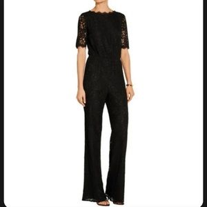 Diane Von Furstenberg Black Lendra Lace